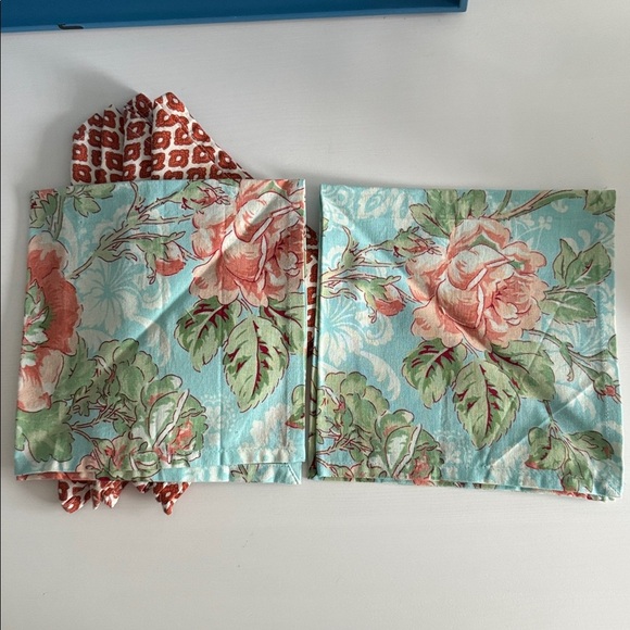 April Cornell Floral Cloth Fall Napkins (6) - Picture 7 of 11